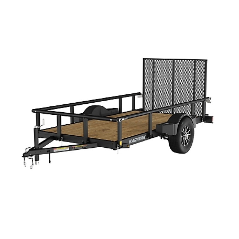 Karavan 2,120 Lb. Capacity 5.5 Ft. X 11 Ft. Dovetail Utility Trailer Karavan 2,120 Lb. Capacity 5.5 Ft. X 11 Ft. Dovetail Utility Trailer