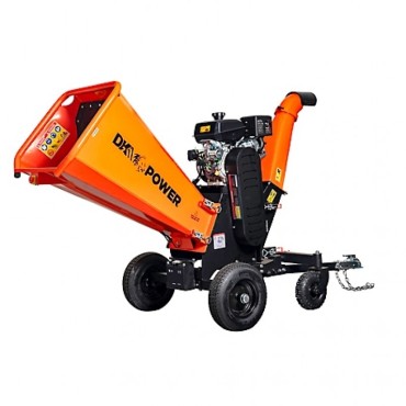 DK2 Power 6 In.-14HP Electric-Start KINETIC Wood Chipper With Auto Blade Feed KOHLER Command PRO 429cc Gas Engine
