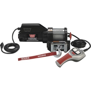 WARN 120 Volt AC Powered Electric Utility Winch - 1000-Lb. Capacity, Galvanized Steel Wire WARN 120 Volt AC Powered Electric Utility Winch - 1000-Lb. Capacity, Galvanized Steel Wire